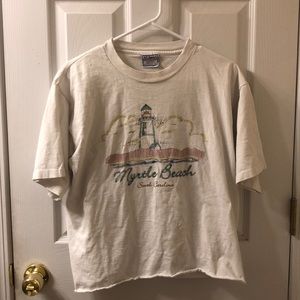 🌼Vintage Myrtle Beach Cropped Tee